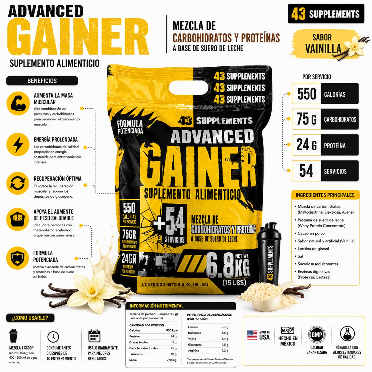 43 Supplements Advanced Gainer_3