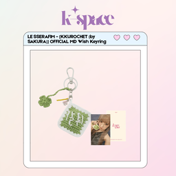 LE SSERAFIM - [KKUROCHET (By Sakura)] Official MD Wish Keyring