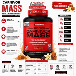 MuscleMeds Carnivor Mass 14 servicios
