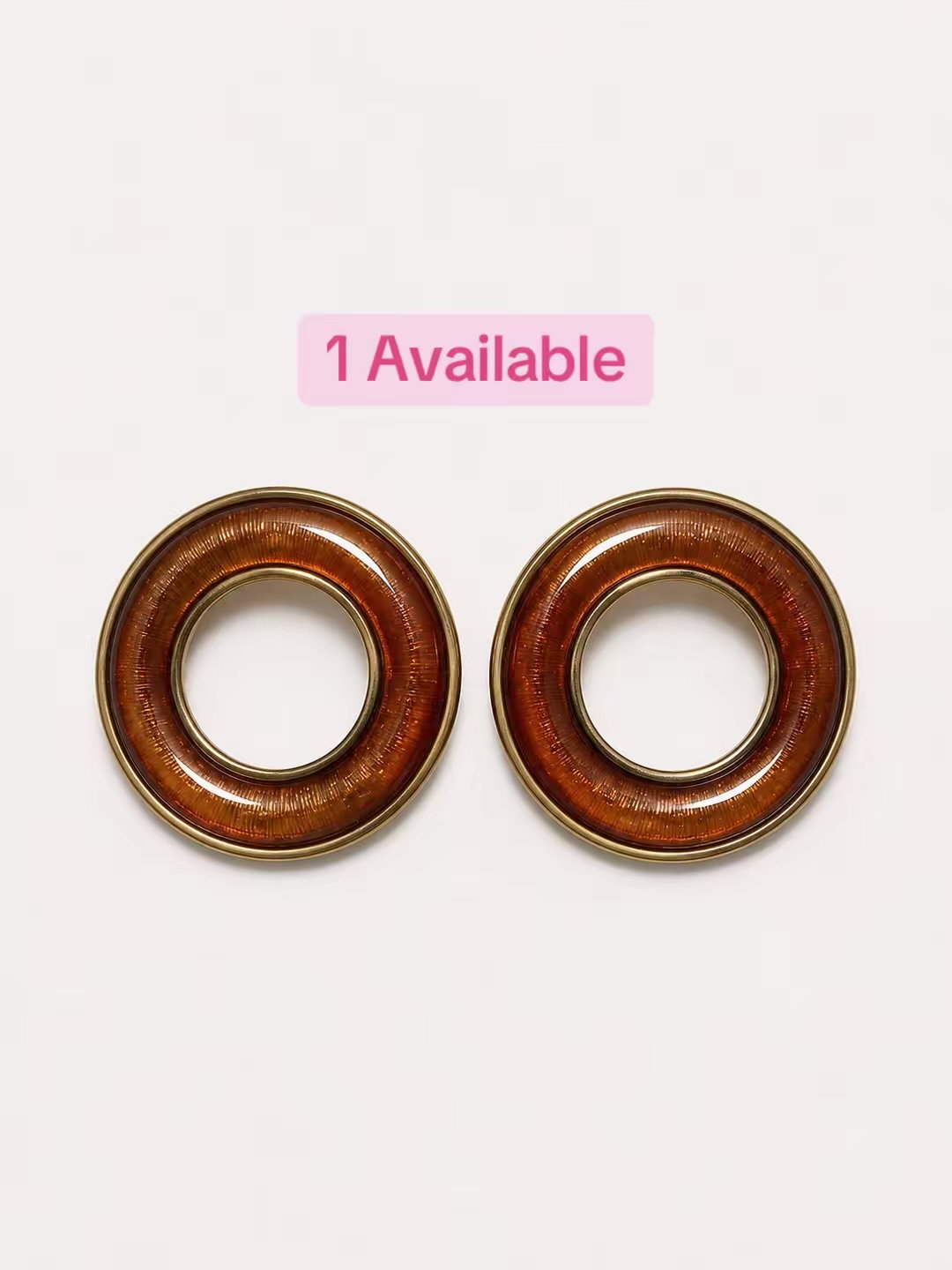 Amber Orbit Earrings
