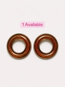 Amber Orbit Earrings