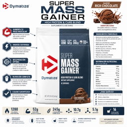 DYMATIZE Super Mass Gainer 16 porciones