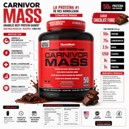 MuscleMeds Carnivor Mass 14 servicios