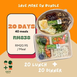 Bundle Order (40 meals/ 20days) Lunch + Dinner