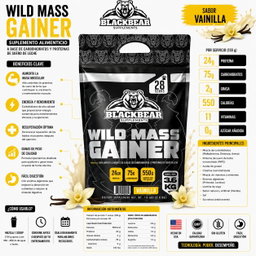 Black Bear Wild Mass Gainer 28 servicios