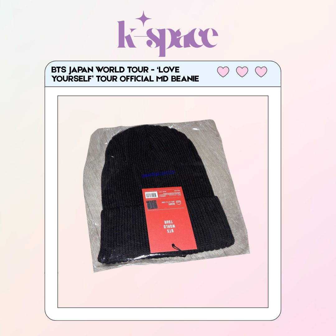 BTS JAPAN WORLD TOUR - ‘LOVE YOURSELF’ Official MD Beanie_0