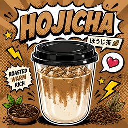 Dark Roast Hojicha Latte