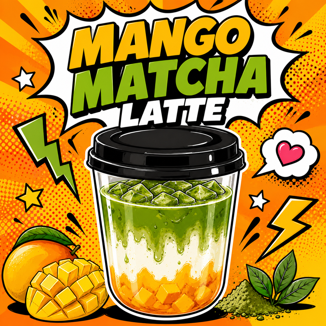 Mango Matcha Latte
