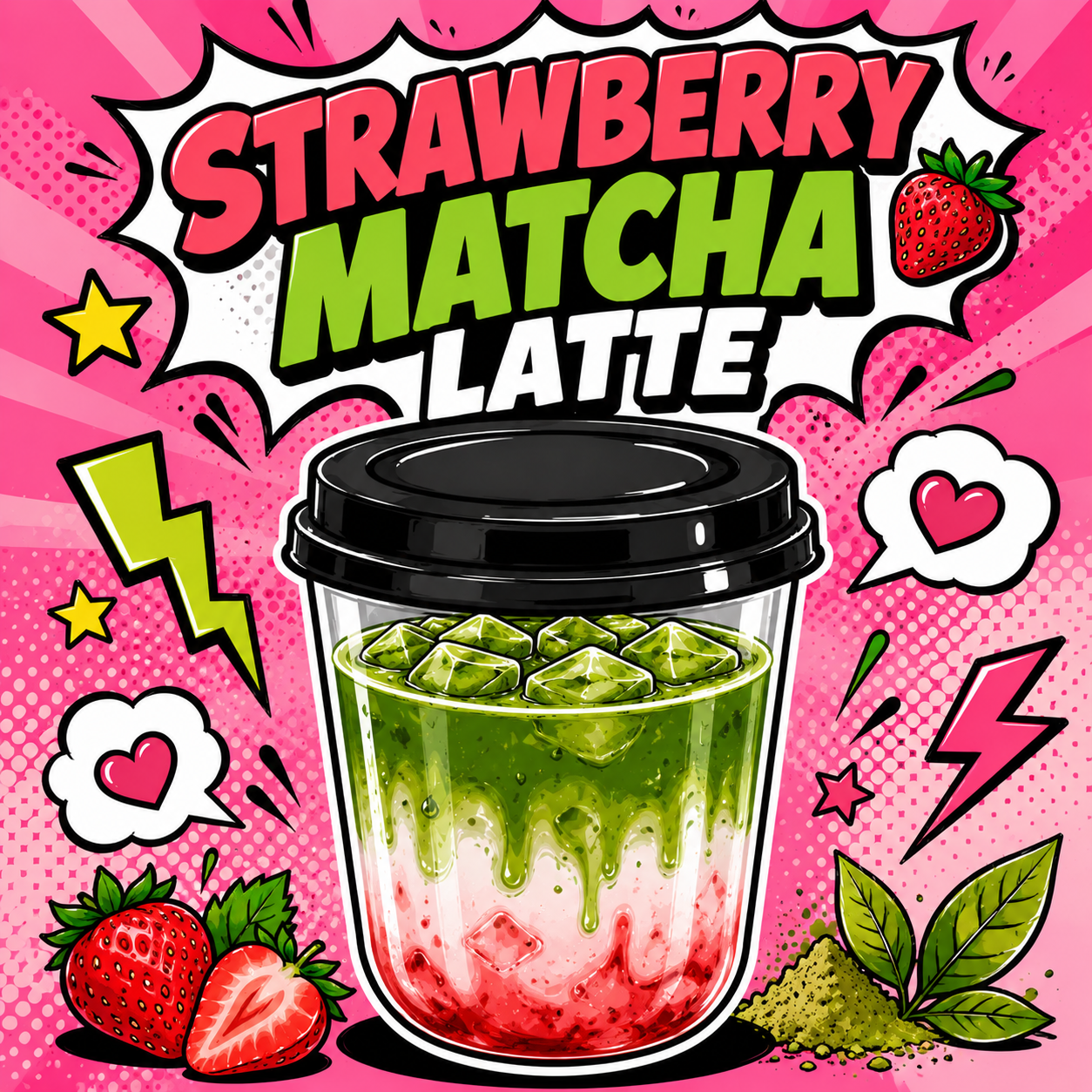 Strawberry Matcha Latte_0