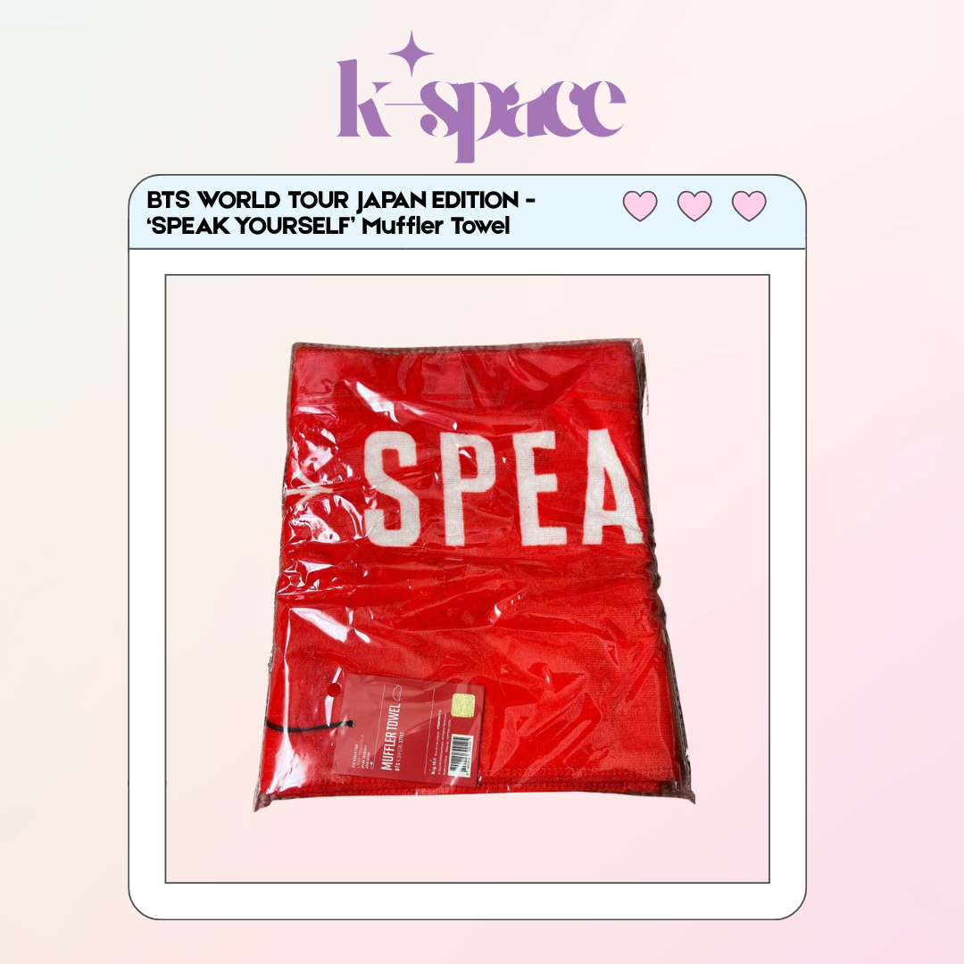 BTS JAPAN ‘Love Yourself’ WORLD TOUR - Official MD Muffler Towel