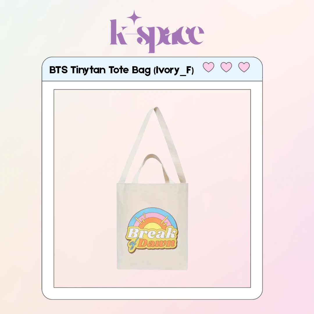 BTS Tinytan - Tote Bag (Ivory_f)