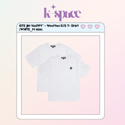 BTS JIN ‘HAPPY’ Official MD - Wootteo S/S T-shirt (WT_M&L size)