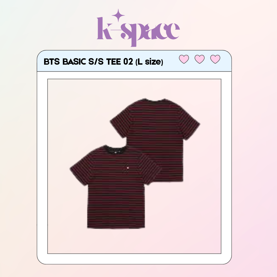 BTS OFFICIAL MD - BASIC S/S TEE 02 (L size)