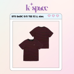 BTS OFFICIAL MD - BASIC S/S TEE 02 (L size)