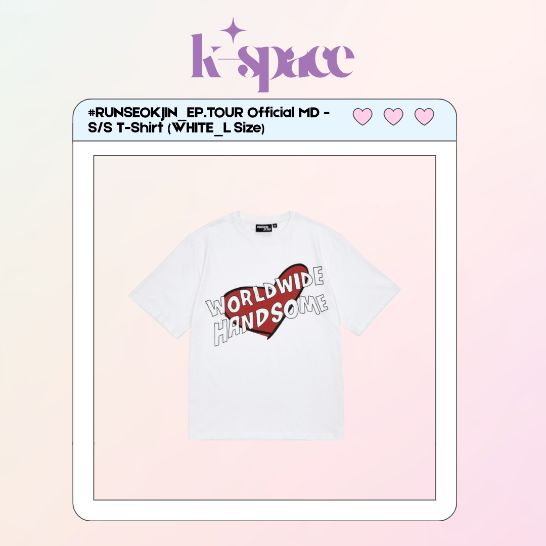#RUNSEOKJIN_EP.TOUR Official MD - S/S T-Shirt (WT_L size)