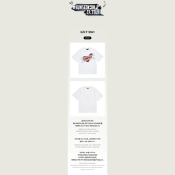 #RUNSEOKJIN_EP.TOUR Official MD - S/S T-Shirt (WT_L size)