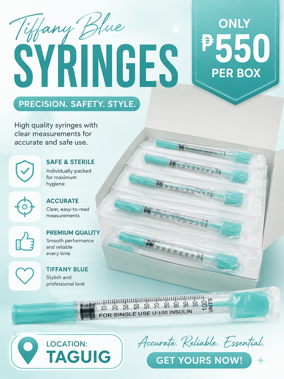 Tiffany syringe
