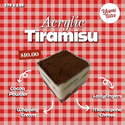 Tiramisu [Acrylic]