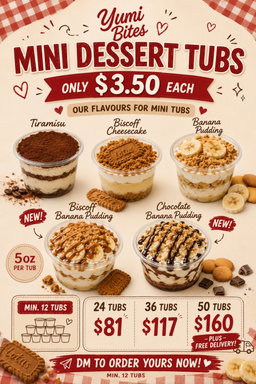 5oz Mini Dessert Tubs [Special Offer!]