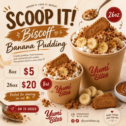 Scoop it! Biscoff Banana Pudding [Special Offer!]