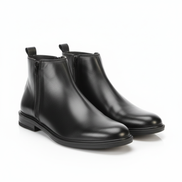 RL707 CHAUSSURE EN CUIR NOIR