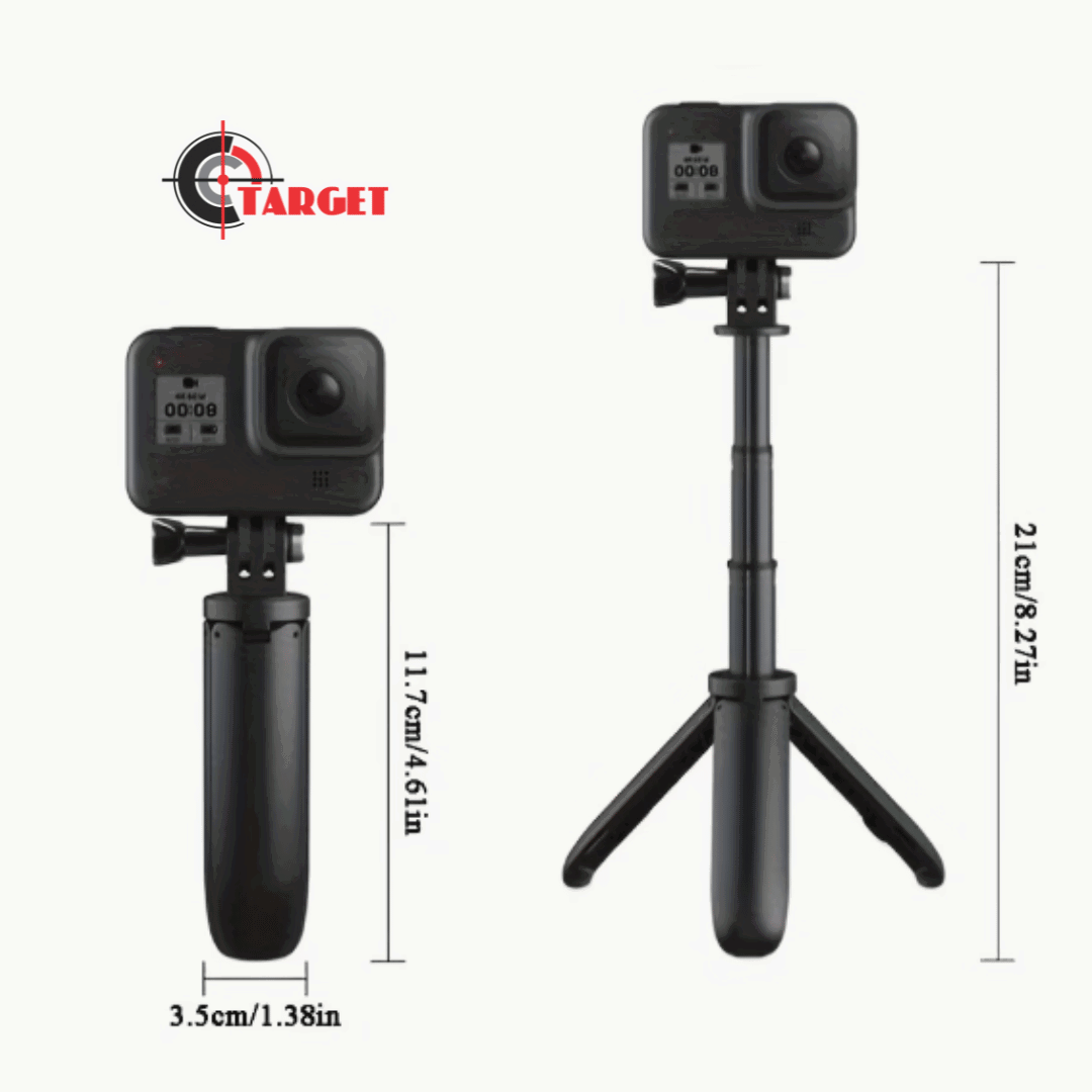 Portable Vlog Selfie Stick Tripod Stand_2