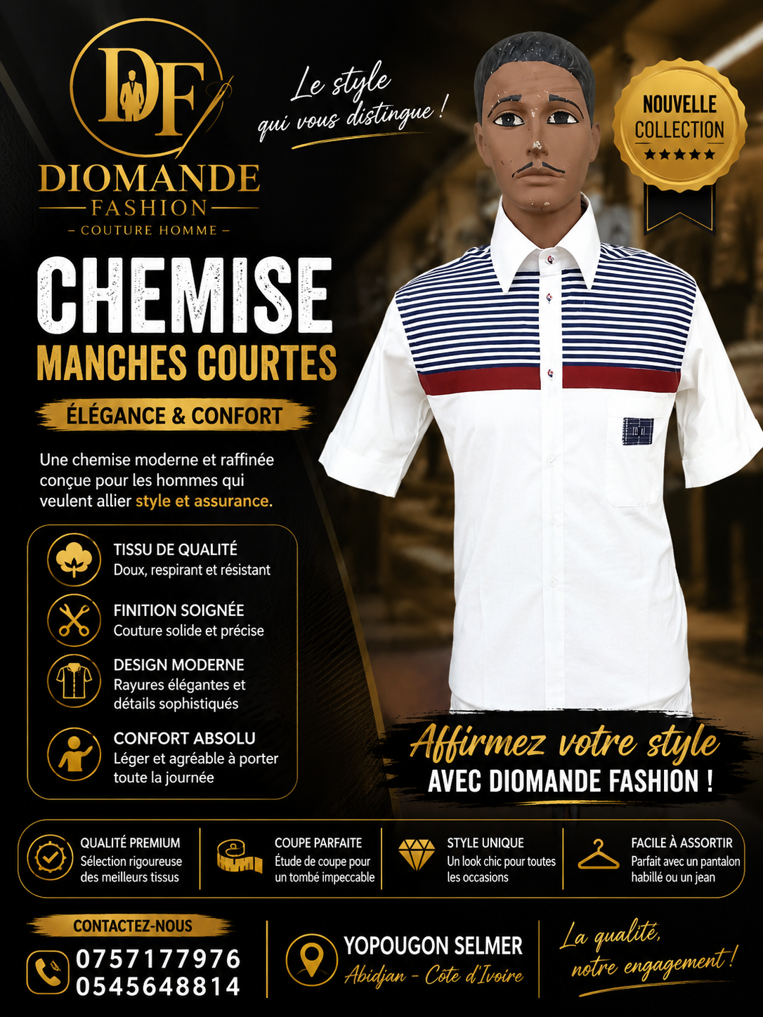 Chemise manche courte_0