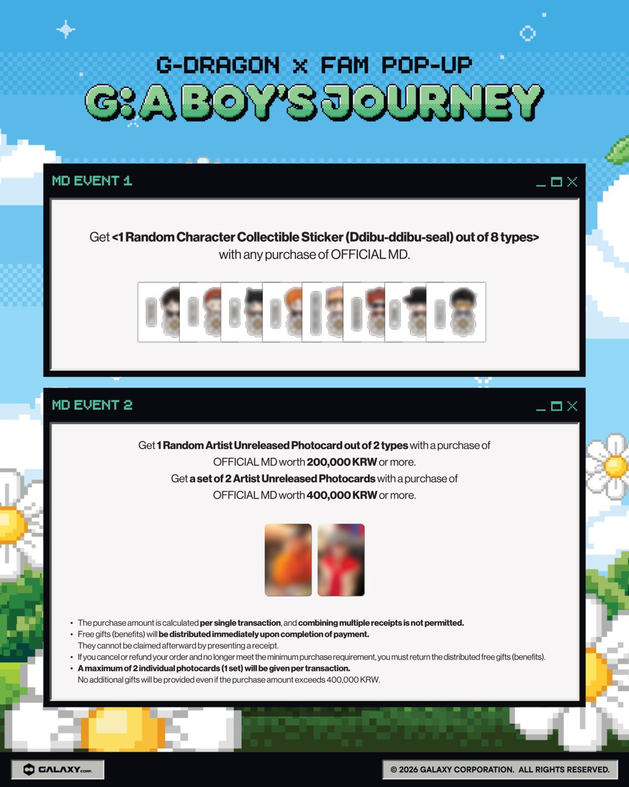 G-DRAGON x FAM POP-UP [G: A BOY'S JOURNEY] OFFICIAL MERCH_5