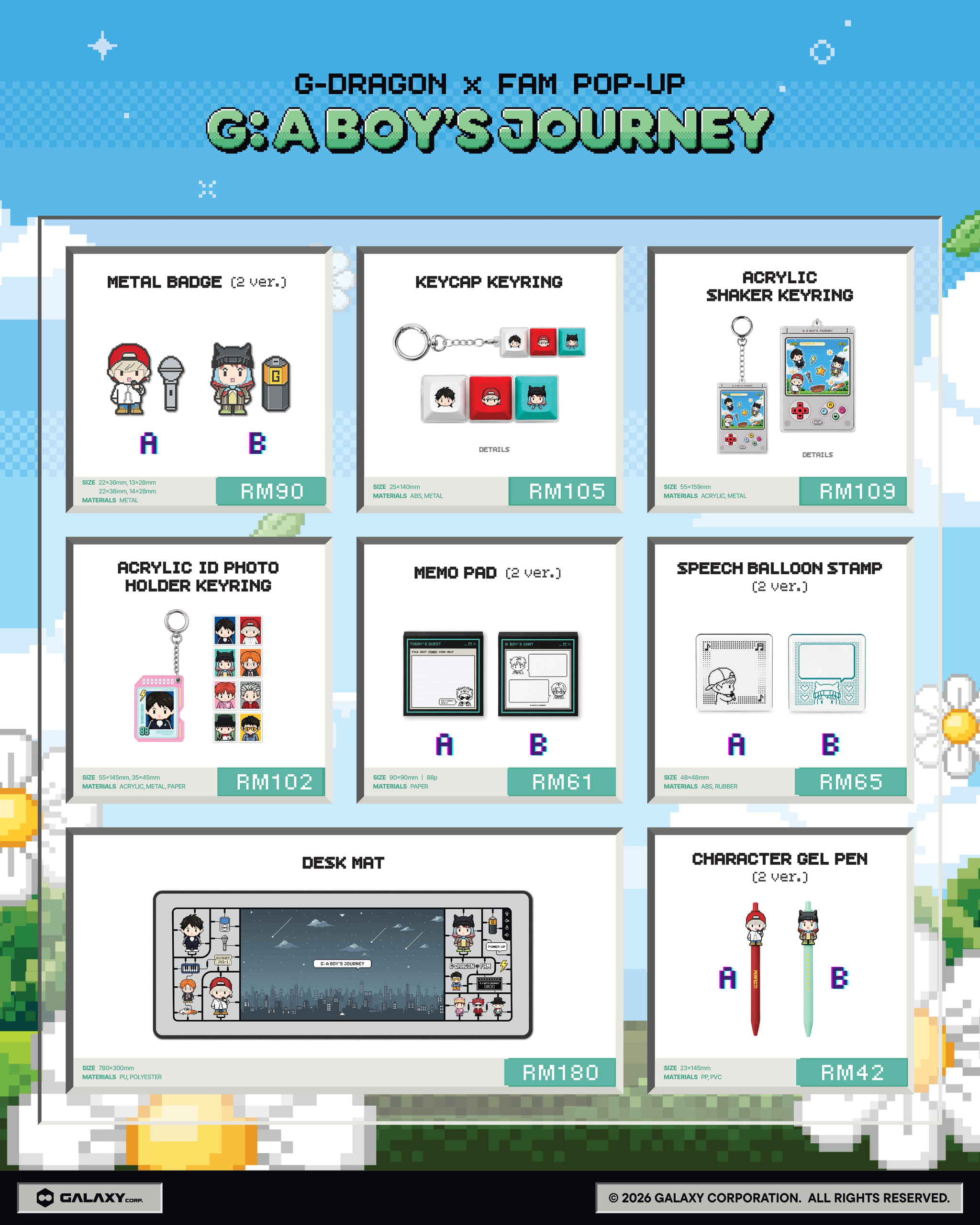 G-DRAGON x FAM POP-UP [G: A BOY'S JOURNEY] OFFICIAL MERCH_2