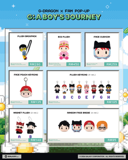 G-DRAGON x FAM POP-UP [G: A BOY'S JOURNEY] OFFICIAL MERCH