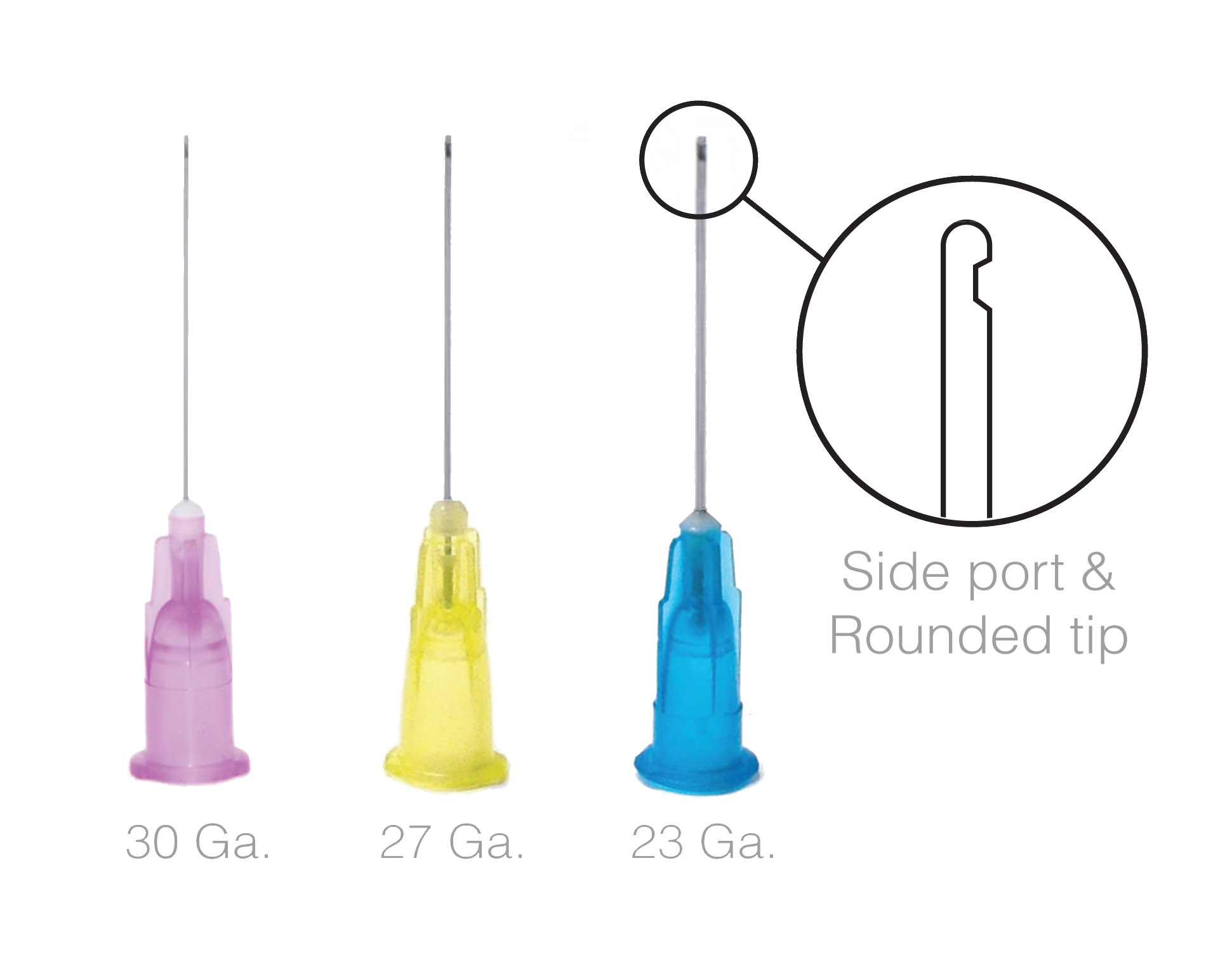 Aguja de Irrigar pk/100 (23G celeste-27G amarillo -30G morado)_0