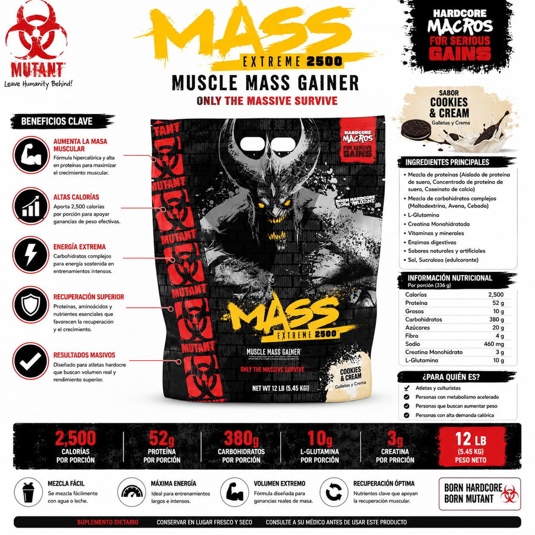 Mutant Mass Extreme 2500 (12 lb)