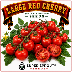 🍅LARGE RED CHERRY TOMATO🍅 x 15 seeds