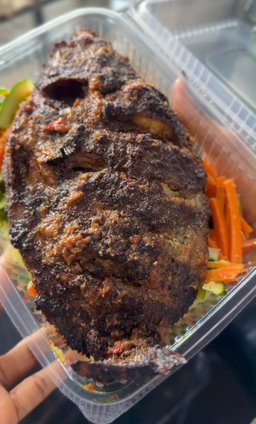 Grilled tilapia with half portion olive oil sauteed veggies(Tuesday- Friday). Available only in the afternoon and only pickup