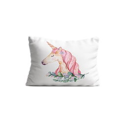 Kidsrock Sleeping Unicorn Cushion  (30 cm x 50 cm )