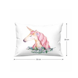 Kidsrock Sleeping Unicorn Cushion  (30 cm x 50 cm )