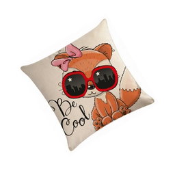 Kidsrock Cool Fox Cushion  (45 cm x 45 cm )