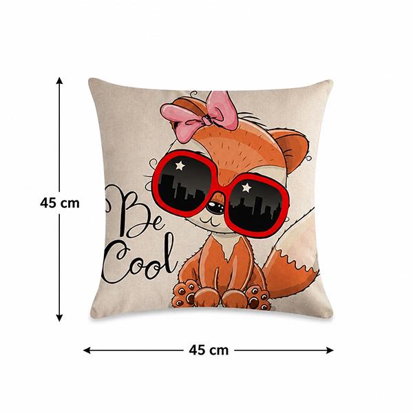 Kidsrock Cool Fox Cushion  (45 cm x 45 cm )_4