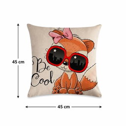 Kidsrock Cool Fox Cushion  (45 cm x 45 cm )