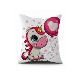 Kidsrock Unicorn Heart Cushion  (45 cm x 45 cm )