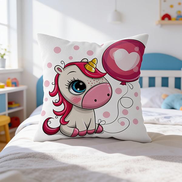 Kidsrock Unicorn Heart Cushion  (45 cm x 45 cm )_2