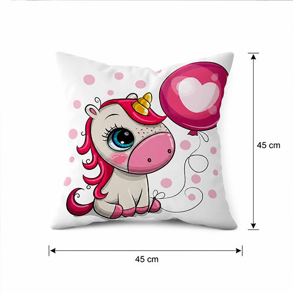 Kidsrock Unicorn Heart Cushion  (45 cm x 45 cm )_4
