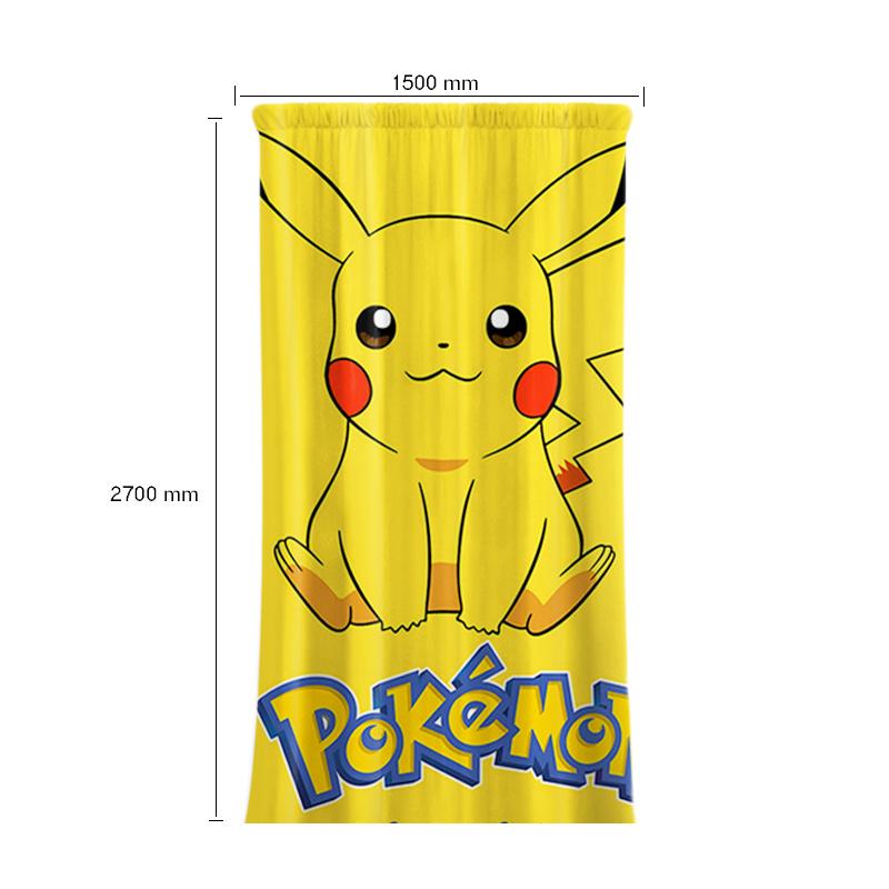 Kidsrock Classic Pokémon Pikachu Children’s Taped Curtain_3