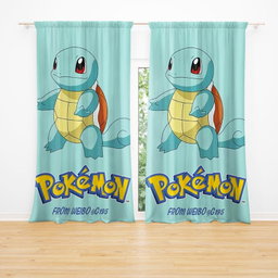 Kidsrock Pokémon Squirtle Children’s Taped Curtain