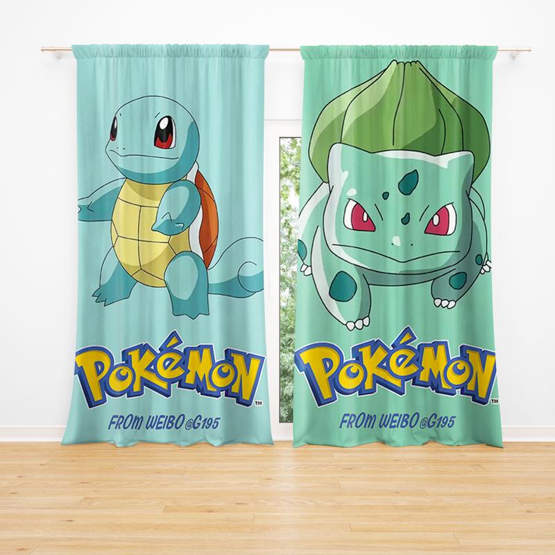 Kidsrock Pokémon Squirtle Children’s Taped Curtain_3