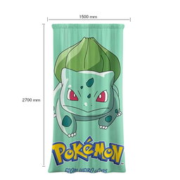 Kidsrock Bulbasaur Children’s Taped Curtain