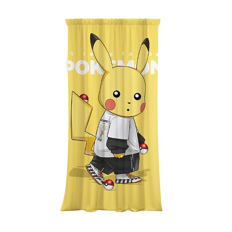Kidsrock Pikachu Street Style Children’s Taped Curtain