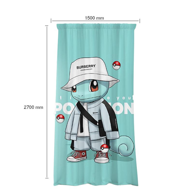 Kidsrock  Squirtle Children’s  Taped Curtain_3