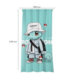 Kidsrock  Squirtle Children’s  Taped Curtain
