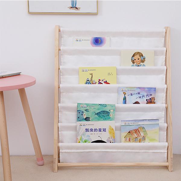 Kidsrock Montessori Front-Facing Wooden Bookshelf_1